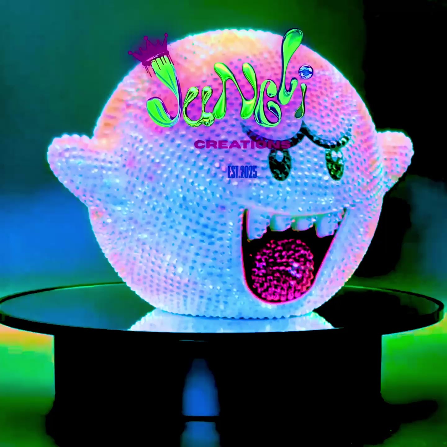 ✨🎋💎 Bejewelled Piranha Plant (Super Mario Bros)